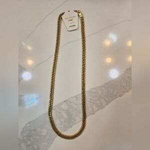 Brand New Cuban Stainless Steel Gold Chain Necklace